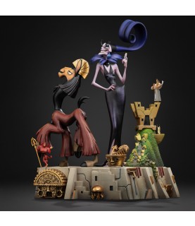 The Emperor's New Groove Deluxe Art Scale Statue 1/10 Kuzco & Yzma (Expected)
