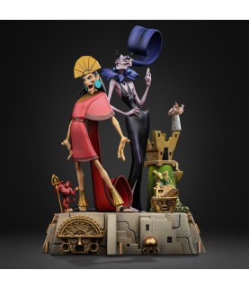 The Emperor's New Groove Deluxe Art Scale Statue 1/10 Kuzco & Yzma (Expected)