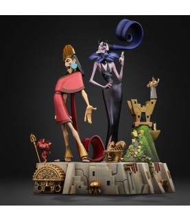 The Emperor's New Groove Deluxe Art Scale Statue 1/10 Kuzco & Yzma (Expected)