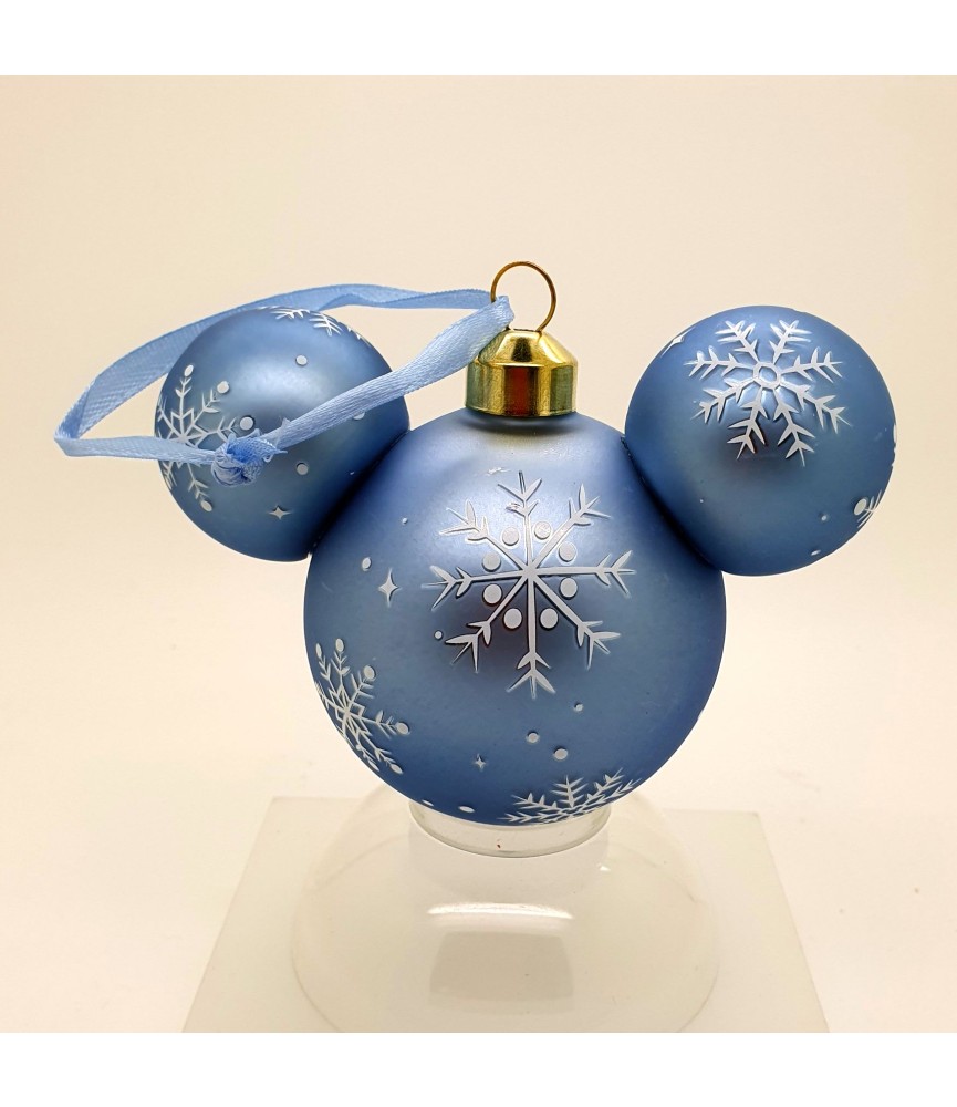 Mickey Head ornament: Blue