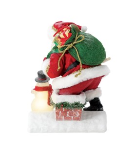 Pré-paiement: Santa Stops Here Figurine (Expected)