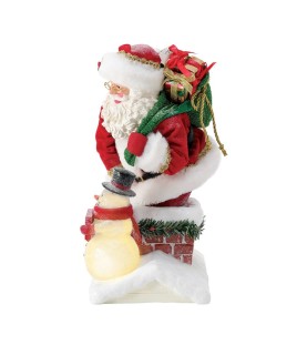 Pré-paiement: Santa Stops Here Figurine (Expected)