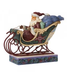 Ready for a Journey Around the World (Santa in Sleigh)