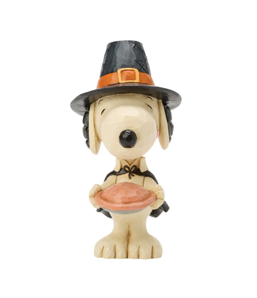 Snoopy with Pumpkin Pie Mini Figurine
