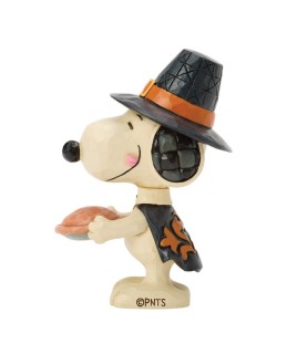 Snoopy with Pumpkin Pie Mini Figurine
