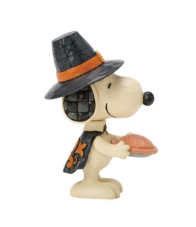 Snoopy with Pumpkin Pie Mini Figurine