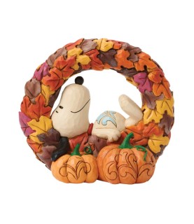 Voorschot: Layers of Autumn (Snoopy on Wreath) (Expected)