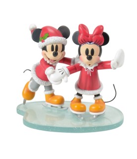 Pre-pay: Mickey and Minnie Mouse Skating Figurine (Exp 2026-07-30)