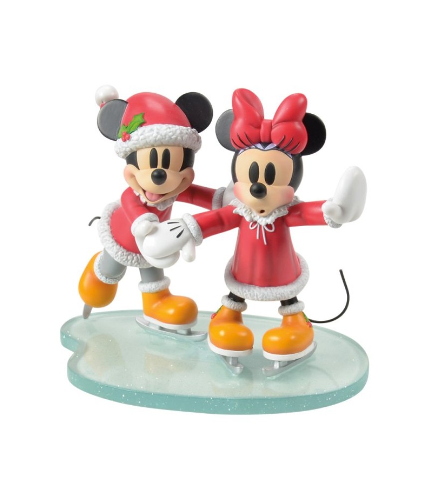 Voorschot: Mickey and Minnie Mouse Skating Figurine (Expected)
