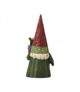 Christmas Gnome Holding Gifts Figurine