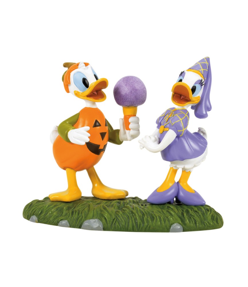Voorschot: Donald and Daisy Halloween Figurine (Expected)