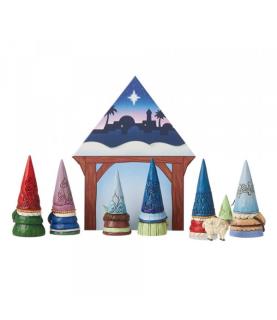 Christmas Gnome Nativity Set