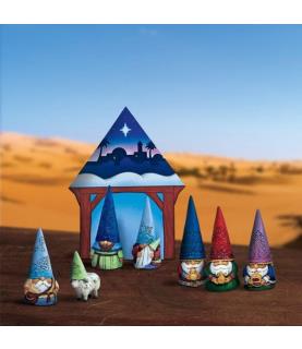 Christmas Gnome Nativity Set