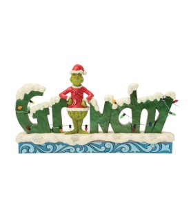 Pré-paiement: The Grinch with 'Grinchy' Sign (Exp 2026-07-17)