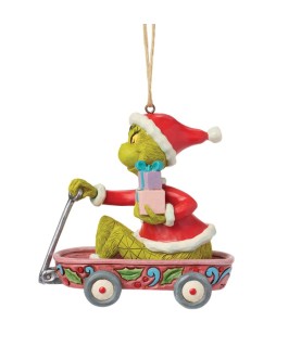 Vooruitbetaling: The Grinch in Wagon Hanging Ornament (Exp 2026-06-24)