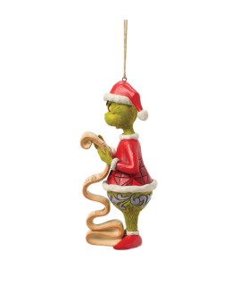 Vooruitbetaling: The Grinch with Lists Hanging Ornament (Exp 2026-06-08)