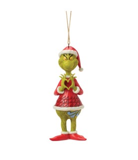 Vooruitbetaling: The Grinch with Heart Hands Hanging Ornament (Exp 2026-06-08)