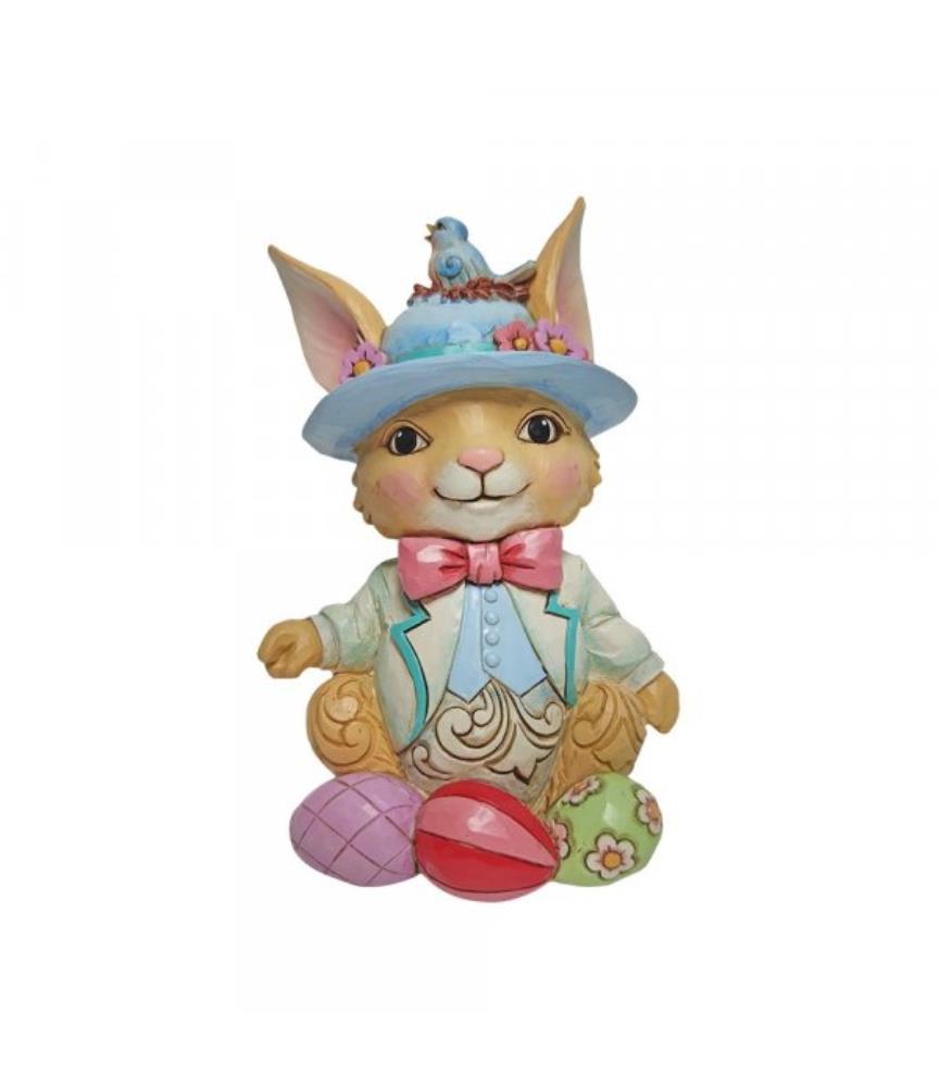 Bunny Wearing Bonnet Figurine