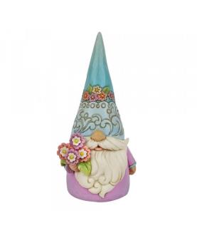 Gnome with Flowers Figurine