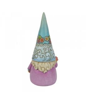 Gnome with Flowers Figurine