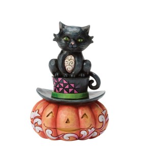 Pre-pay: Black Cat on Top Hat Figurine (Exp 2026-05-06)
