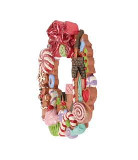 Vooruitbetaling: Gingerbread Wall Hanging Wreath (Exp 2026-06-24)