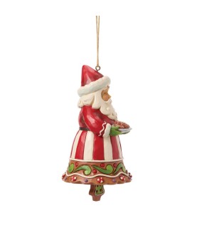 Vooruitbetaling: Gingerbread Santa Bell Hanging Ornament (Exp 2026-06-24)