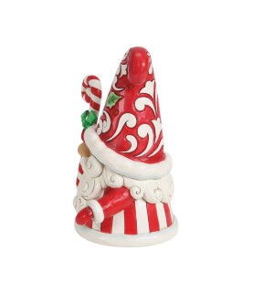 Vooruitbetaling: Gnome with Large Candy Cane Figurine (Exp 2026-08-05)