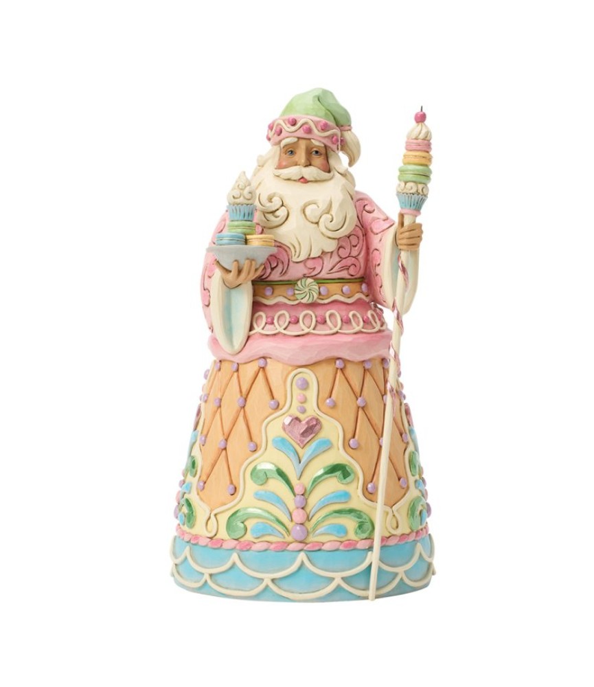 Pré-paiement: Sweets Santa with Macaron Staff Figurine (Exp 2026-06-10)