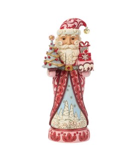 Vooruitbetaling: Red & Pink Nutcracker with Tree Figurine (Exp 2026-09-02)