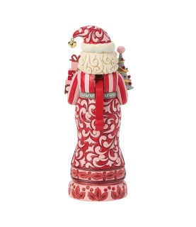 Vooruitbetaling: Red & Pink Nutcracker with Tree Figurine (Exp 2026-09-02)