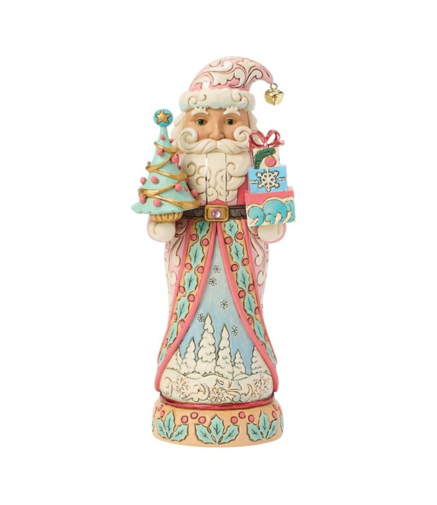 Vooruitbetaling: Pastel Nutcracker with Tree Figurine (Exp 2026-09-02)