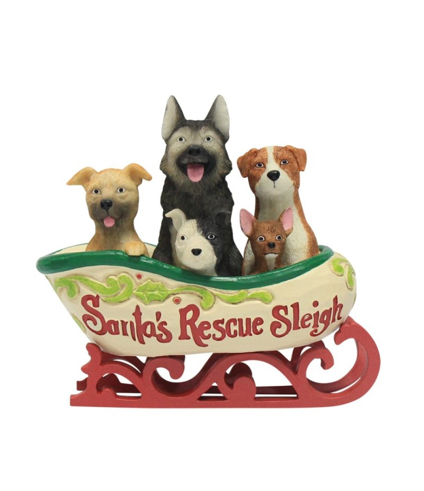 Pré-paiement: Santa's Rescue Sleigh Figurine (Exp 2026-06-24)