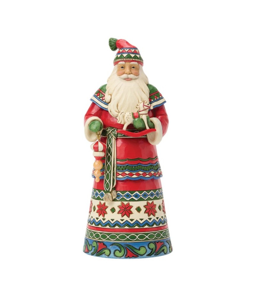 Vooruitbetaling: Laplander Santa with Rocking Horse (Exp 2026-07-17)