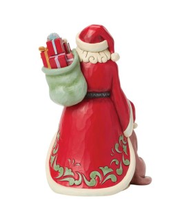 Pré-paiement: Highland Glen Santa with Dog Figurine (Expected)