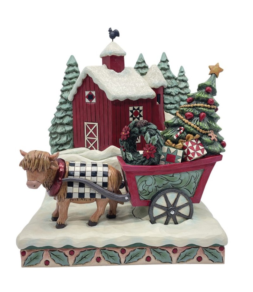 Pre-pay: Highland Glen Barn Scene Figurine (Expected)