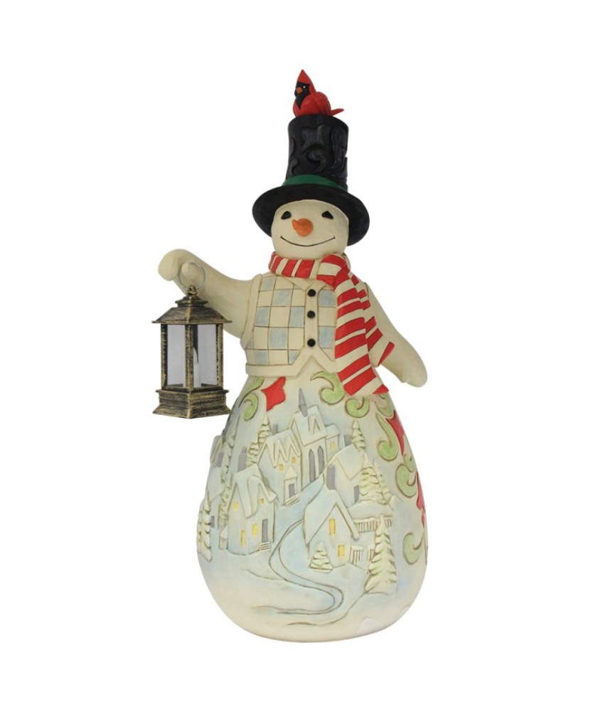 Pré-paiement: Snowman LED Candle Statue (Expected)