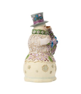 Vooruitbetaling: Purple Snowman Figurine (Expected)
