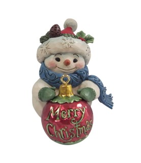 Vooruitbetaling: Snowman with Bauble Hanging Ornament (Exp 2026-07-27)