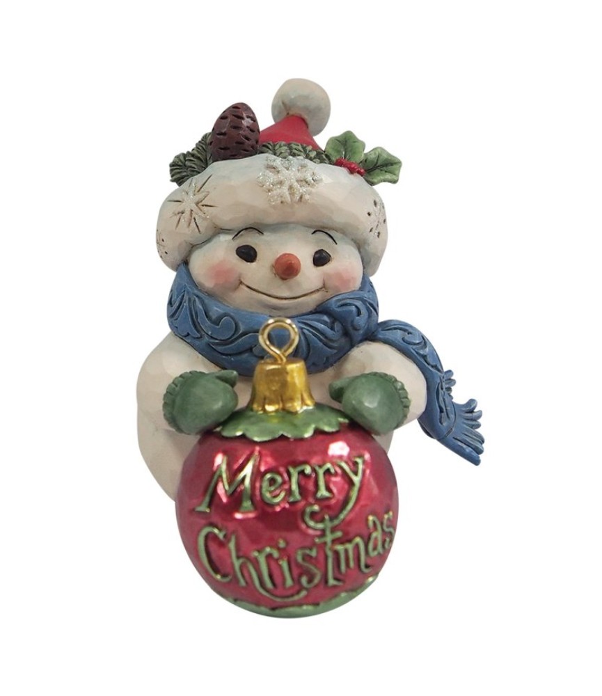 Vooruitbetaling: Snowman with Bauble Hanging Ornament (Exp 2026-07-27)
