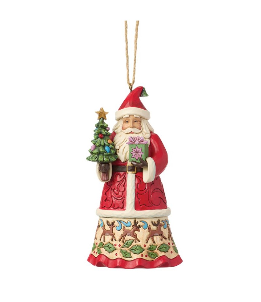 Pre-pay: Santa with Gifts Hanging Ornament (Expected)