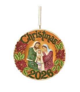 Vooruitbetaling: 2026 Annual Holy Family Hanging Ornament (Expected)