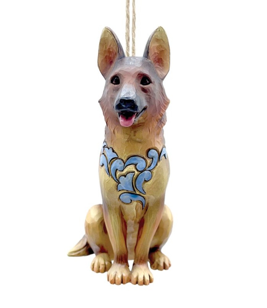 Pré-paiement: German Shepherd Hanging Ornament (Exp 2026-08-26)