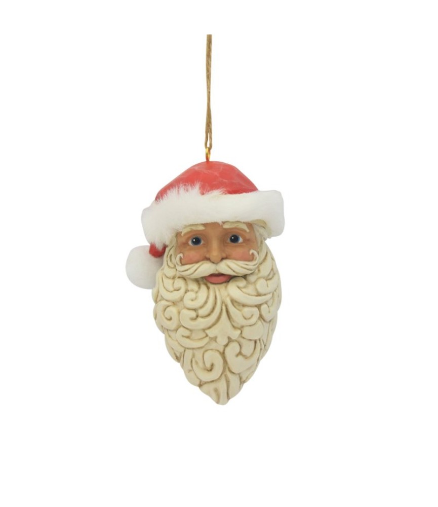 Pré-paiement: Vintage Santa Head Hanging Ornament (Expected)