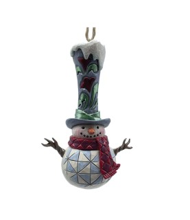 Vooruitbetaling: Snowman with a Tall Hat Hanging Ornament (Exp 2026-08-26)