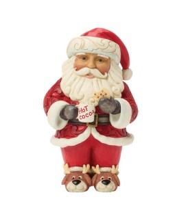 Vooruitbetaling: Santa with Hot Cocoa Pint Figurine (Expected)