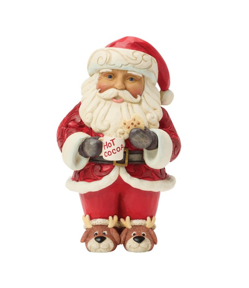 Vooruitbetaling: Santa with Hot Cocoa Pint Figurine (Expected)