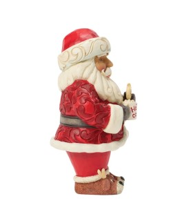 Vooruitbetaling: Santa with Hot Cocoa Pint Figurine (Expected)
