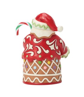 Pré-paiement: Gingerbread Santa with Candy Cane Pint Figurine (Exp 2026-07-10)