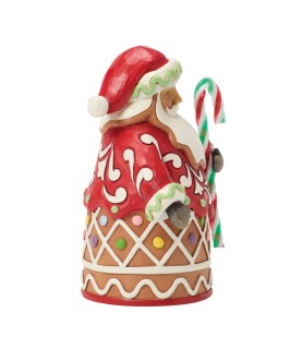 Pré-paiement: Gingerbread Santa with Candy Cane Pint Figurine (Exp 2026-07-10)